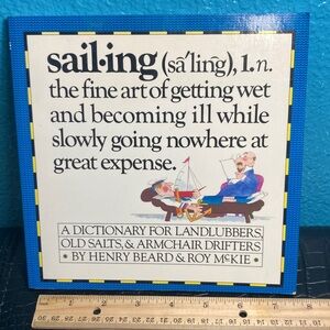 Hobby Book: A‎ Sailor’s Dictionary by Beard and McKie (98)… Humorous Gift!